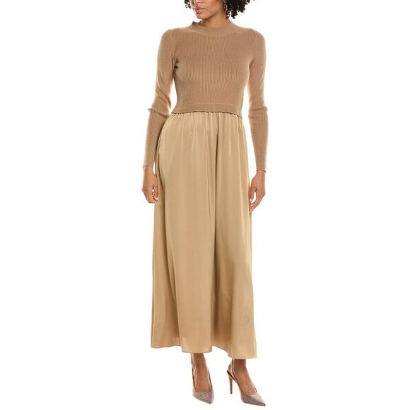 Taylor Dresses & Skirts - Taylor Satin Skirt Sweaterdress